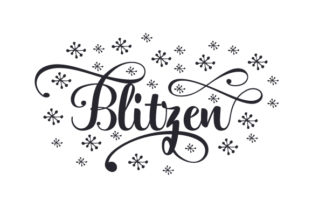 Blitzen: A Festive Graphic Design Asset for Christmas Crafting