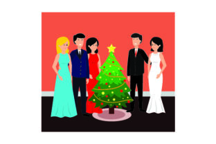 Christmas Party Scene