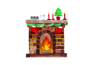 Cozy Fireplace Scene