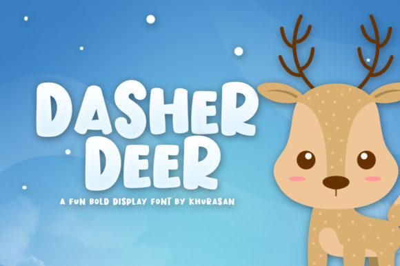 Dasher Deer: A Display Graphic Design Asset for Real Publishing