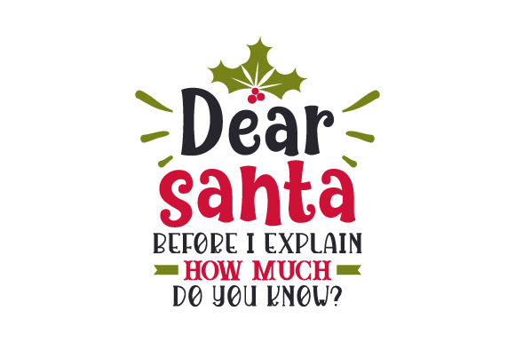 Dear Santa, Before I Explain — Christmas Charm