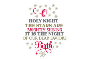 O Holy Night the Stars Are Brightly Shining for Christmas