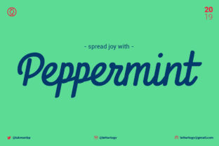 Peppermint Script Amp