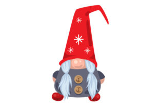 Scandinavian Gnome with Buttons — Christmas Charm Done Right