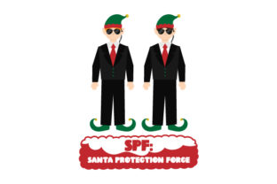 SPF Santa Protection Force: A Festive Graphic Design Asset